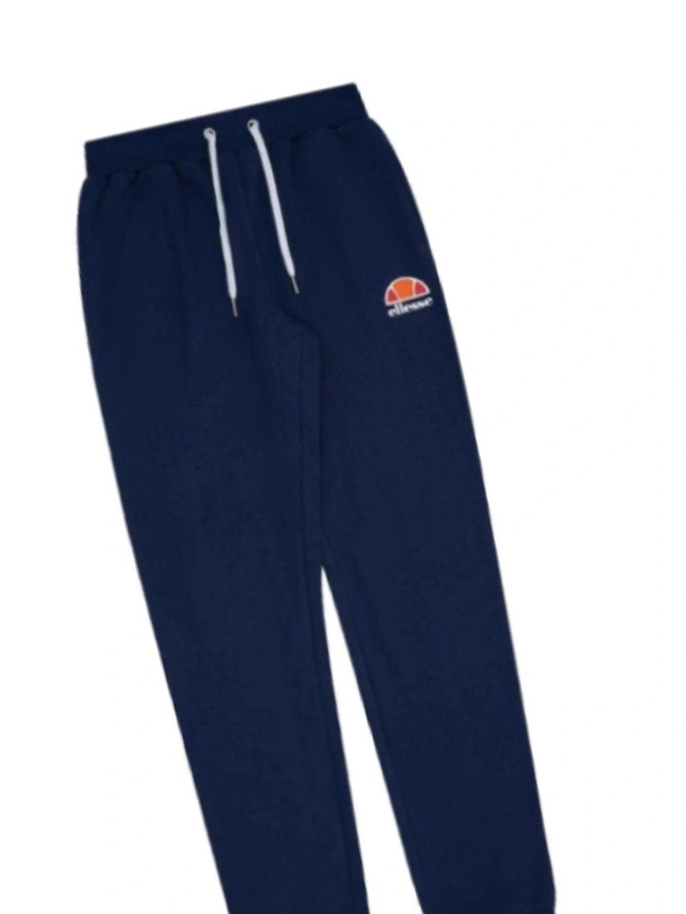 Ellesse Navy Sweatpants with White Drawcords and Logo